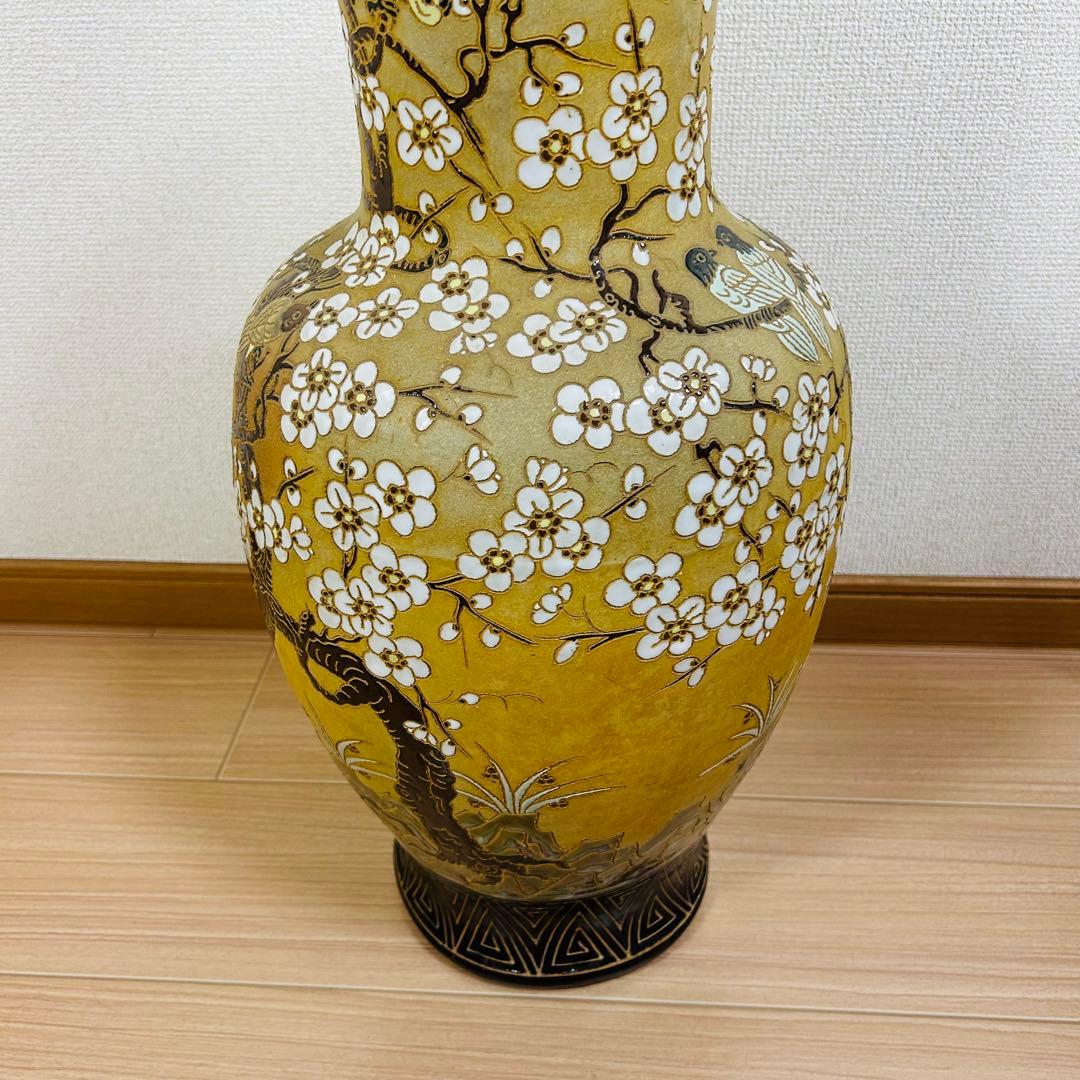 【希少】　九谷焼？　大型壺　花瓶　ヴィンテージ