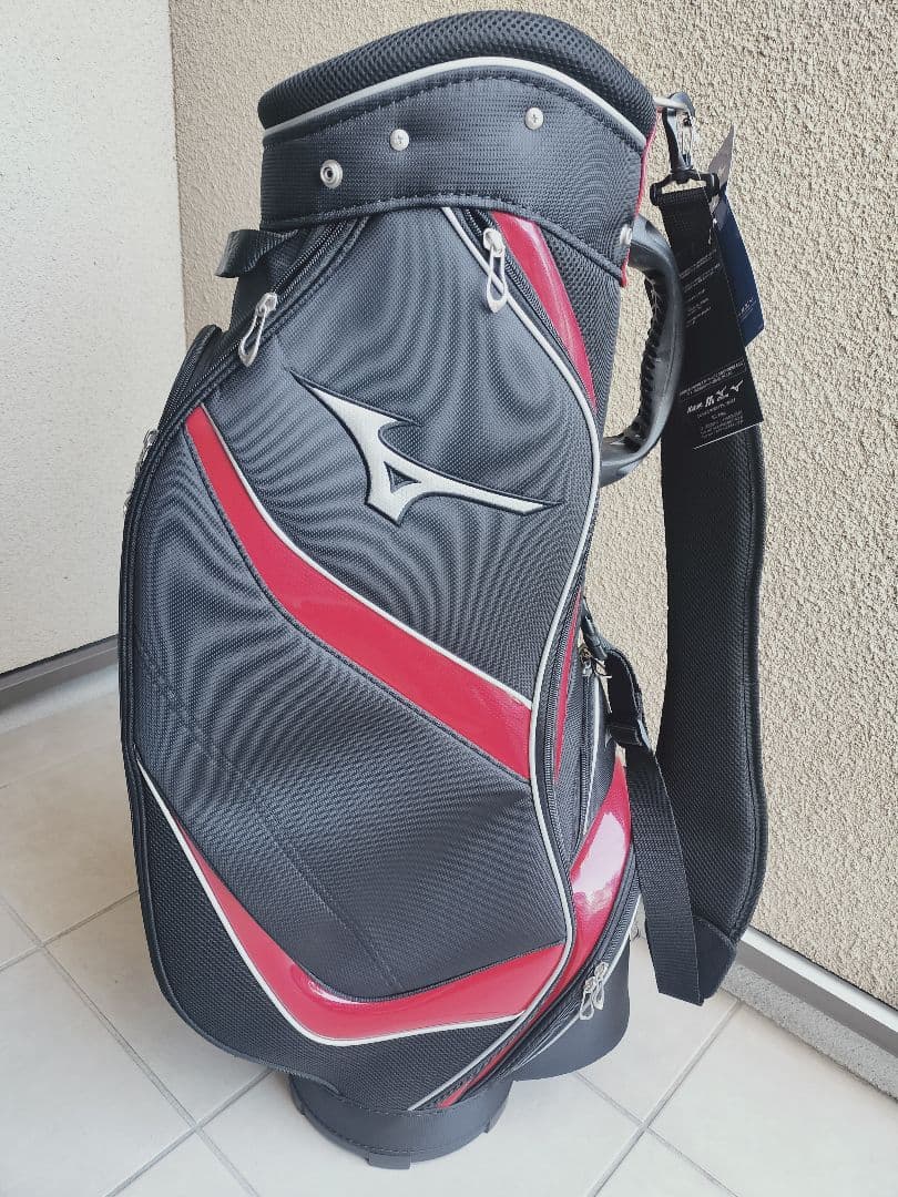 Mizuno キャディバッグ 黒/赤