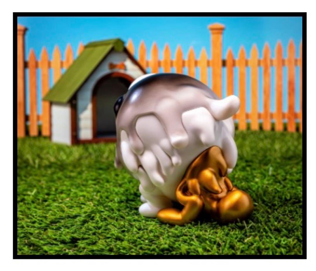 新品未使用 Gellog Black & Gold Blackbox ソフビ