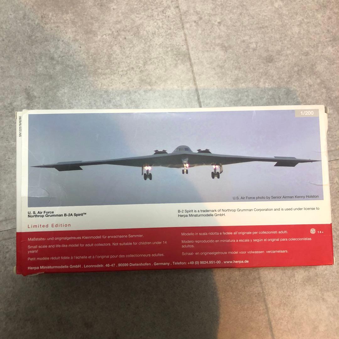 herpa 1/200 米空軍 B-2爆撃機 limited edition