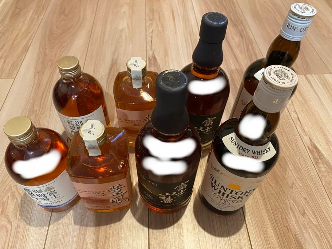 ウイスキー　まとめ売り　富士御殿蒸留所ピュアモルト　富士山麓シグネチャー等