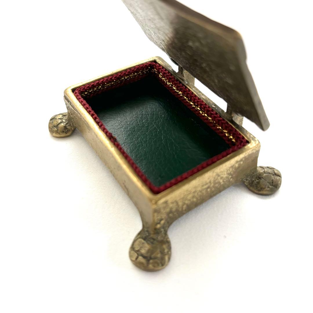 アンティーク ヴィンテージ 真鍮ケース｜トランクモチーフ 小物入れ 一点物