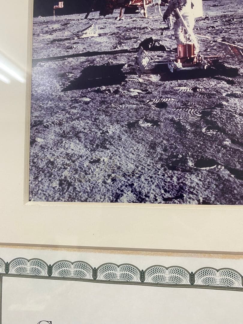 アポロ11号　Buzz Aldrin サイン入り額装