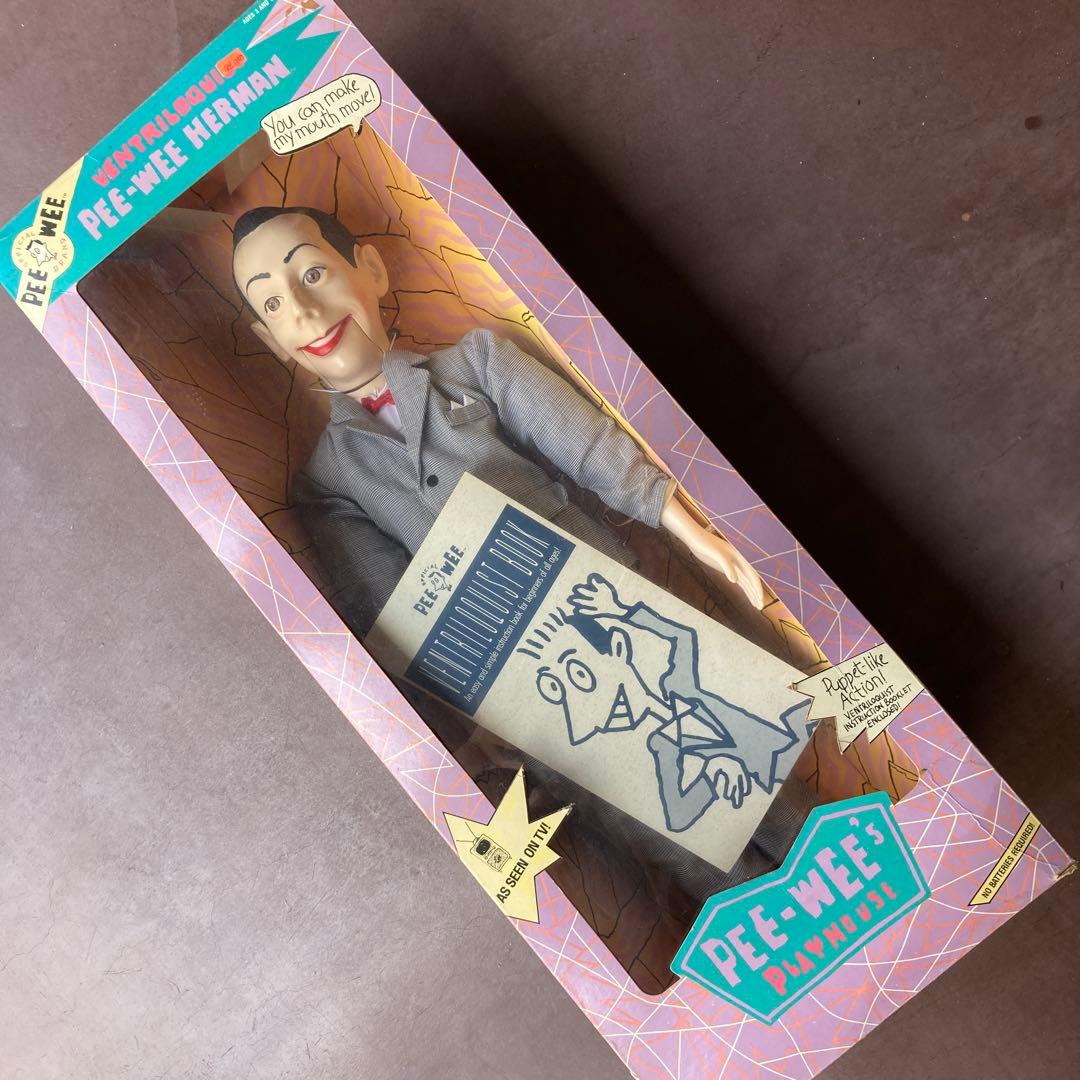 Rare! 80s PEE-WEE HERMAN MATCHBOX腹話術人形