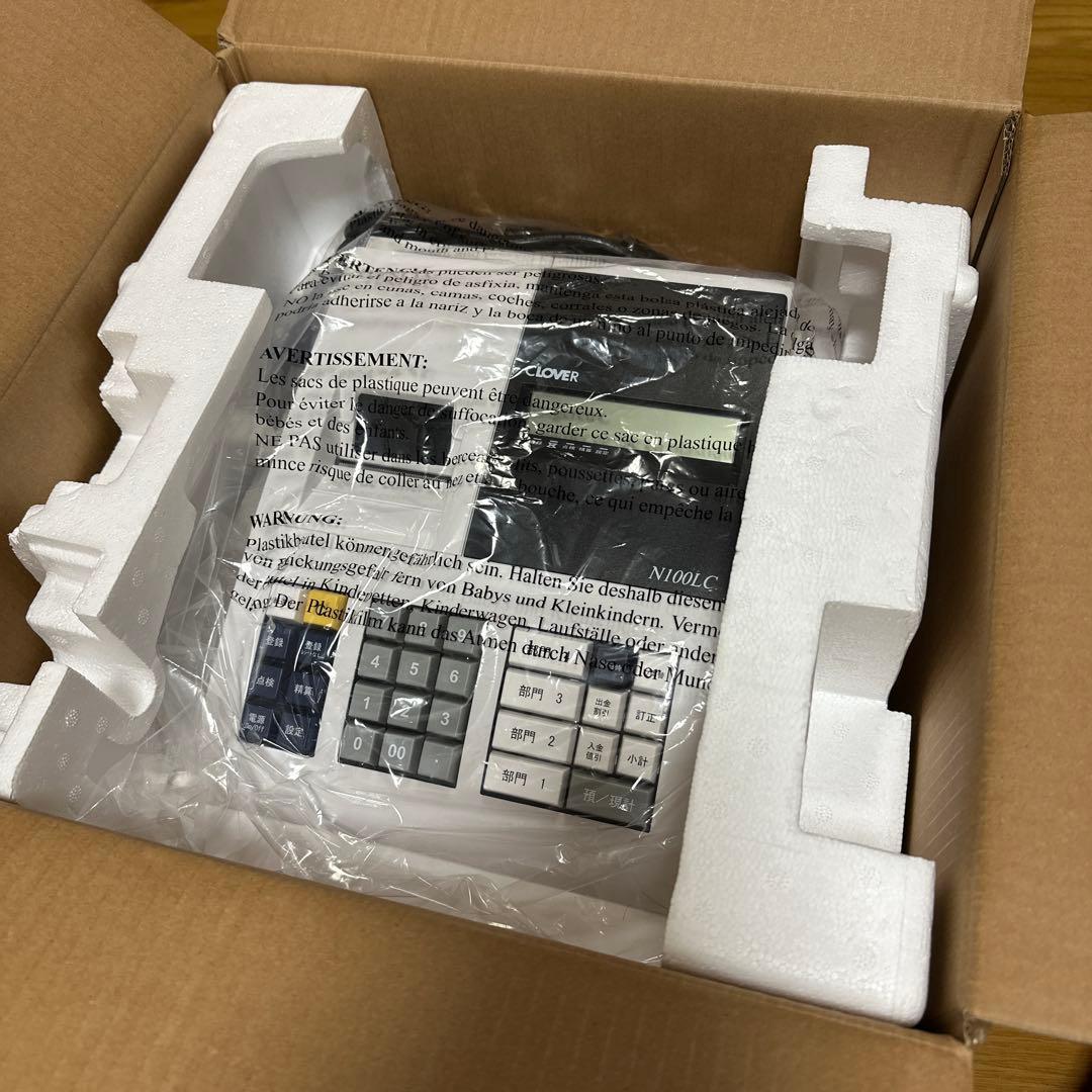 【美品】CLOVER N100L-C ホワイト レジスター