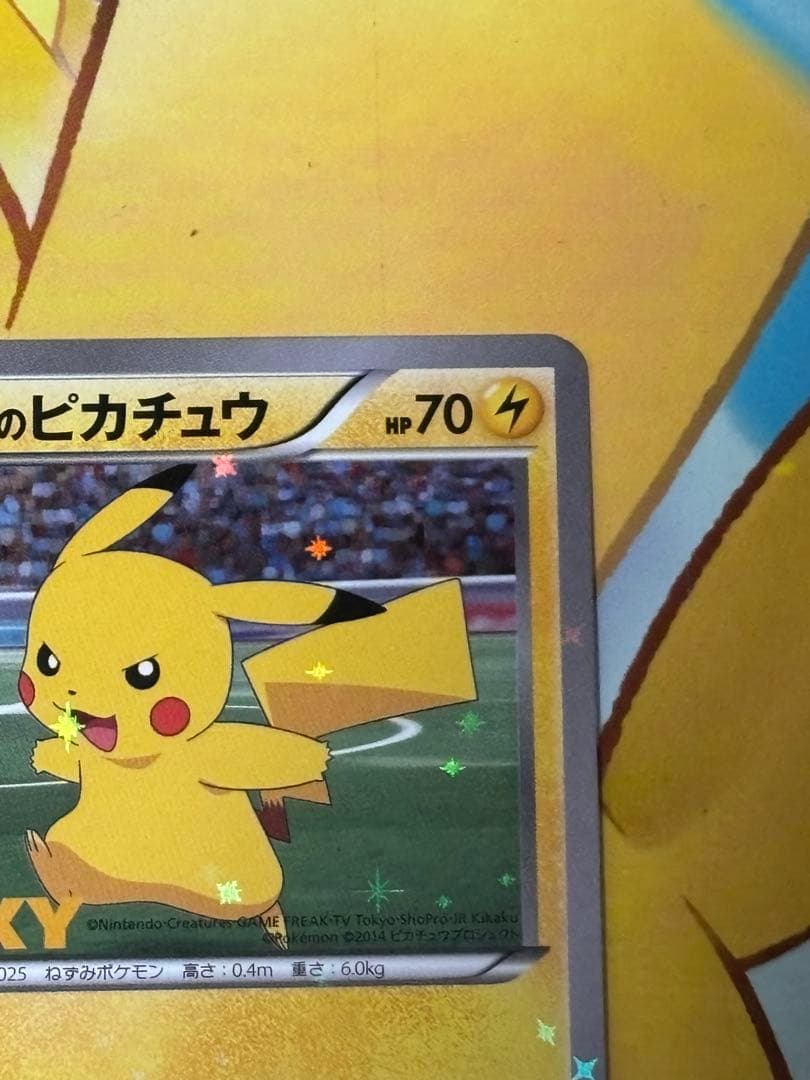 【美品】XY-P ピッチのピカチュウ_Jリーグ「ファミリー Joinデイズ」