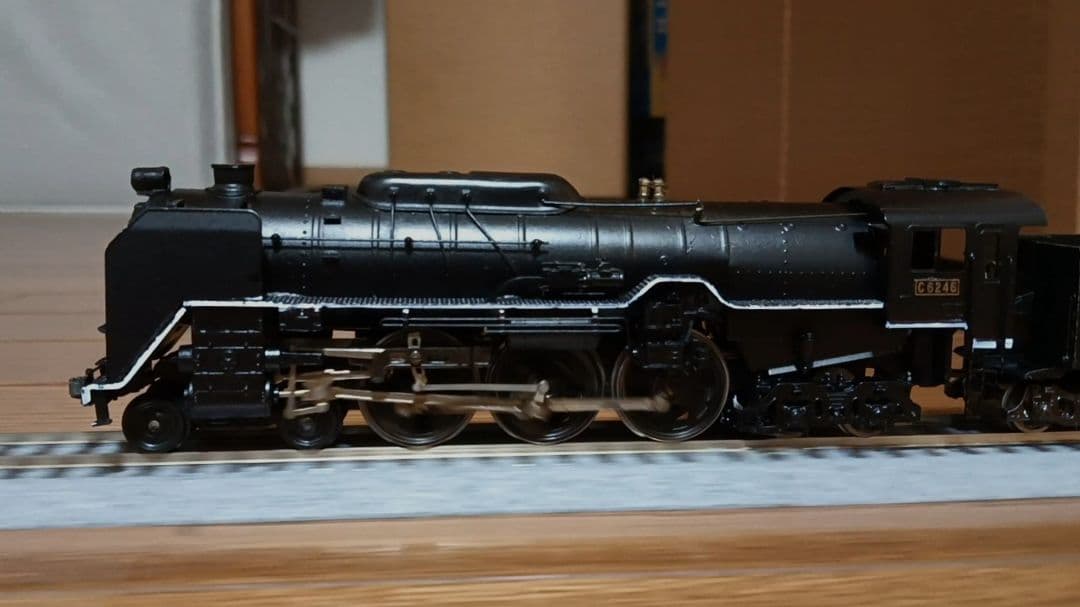 HOゲージ、カツミ、C62蒸気機関車、メンテナンス済
