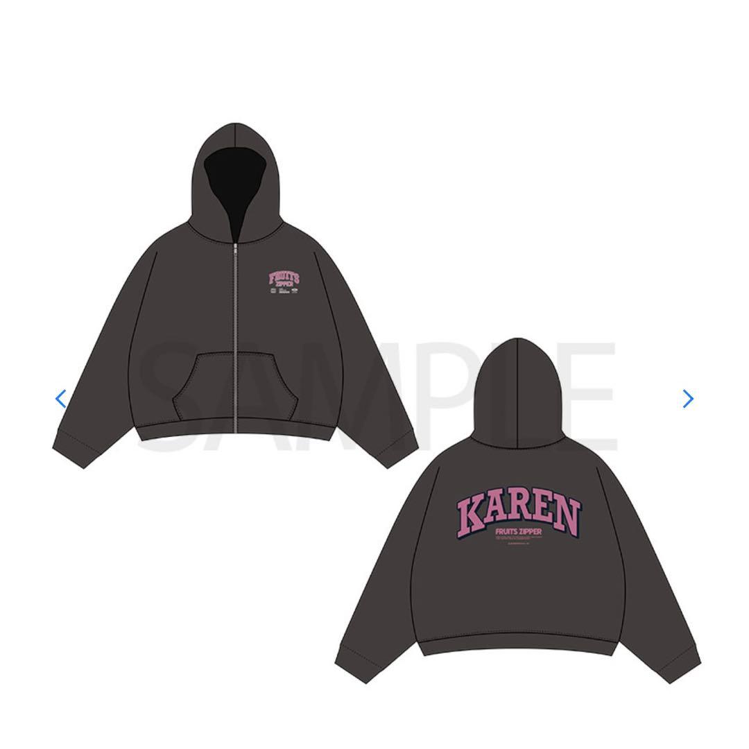 【新品】FRUITSZIPPER OSHI API Zip-up hoodie