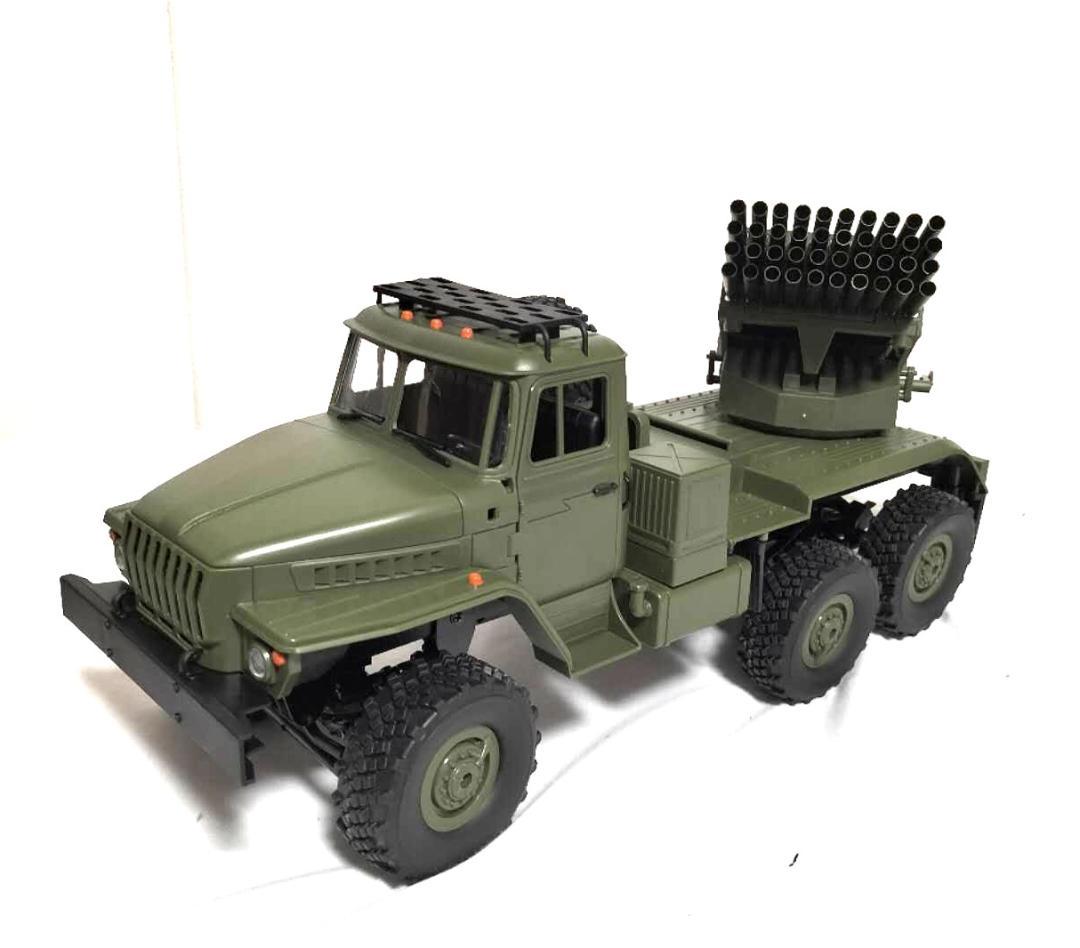 撮影用に開封　1/16　６WDロケットランチャー　BM-21　WPL　B36-2