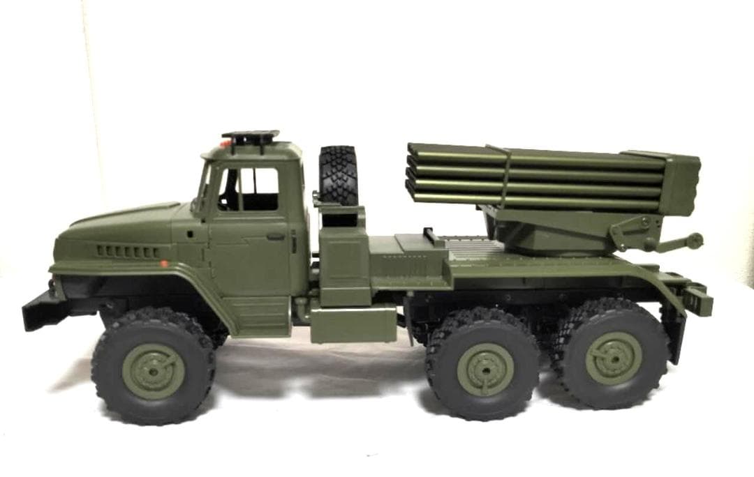 撮影用に開封　1/16　６WDロケットランチャー　BM-21　WPL　B36-2