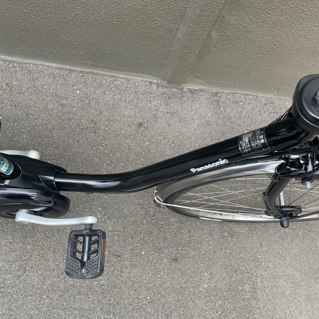 パナソニック電動アシスト自転車26インチブラック（新品バッテリー8.9A h）