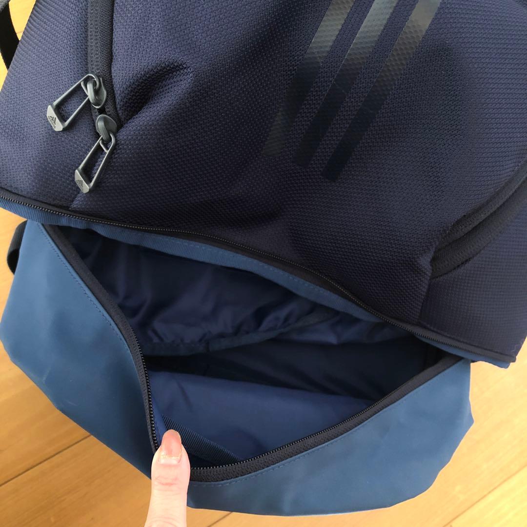 美品　adidasサッカーリュック　買い替え練習用合宿用大容量