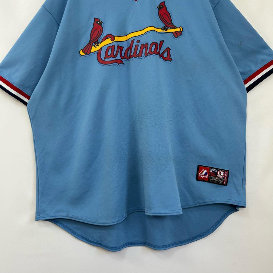 MLBカージナルス ゲームシャツ ベースボールシャツ ユニフォーム S44