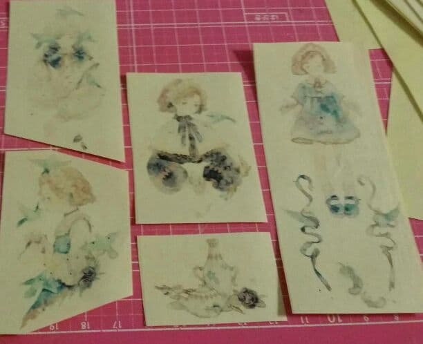 165.人物マステ1ループ切り売り250円