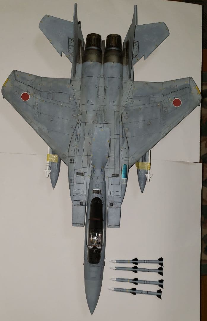 航空自衛隊F-15J タミヤ 1/32スケールモデル 梅組 22-8805
