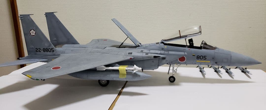 航空自衛隊F-15J タミヤ 1/32スケールモデル 梅組 22-8805