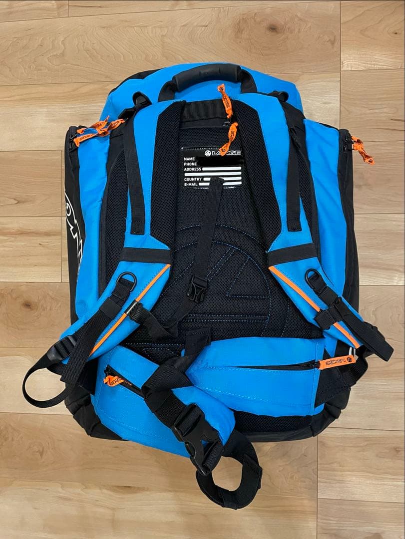 LANGE ブーツバッグ　大型リュック　遠征用　大容量 ブルー