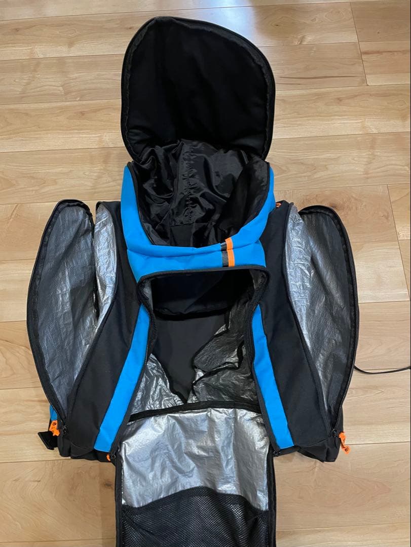 LANGE ブーツバッグ　大型リュック　遠征用　大容量 ブルー