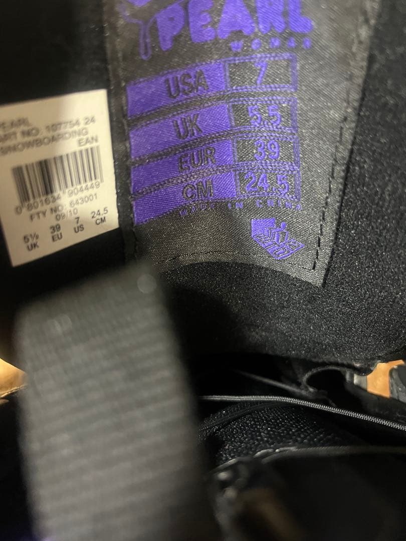 新品未使用！SALOMON PEARL 24.5cm