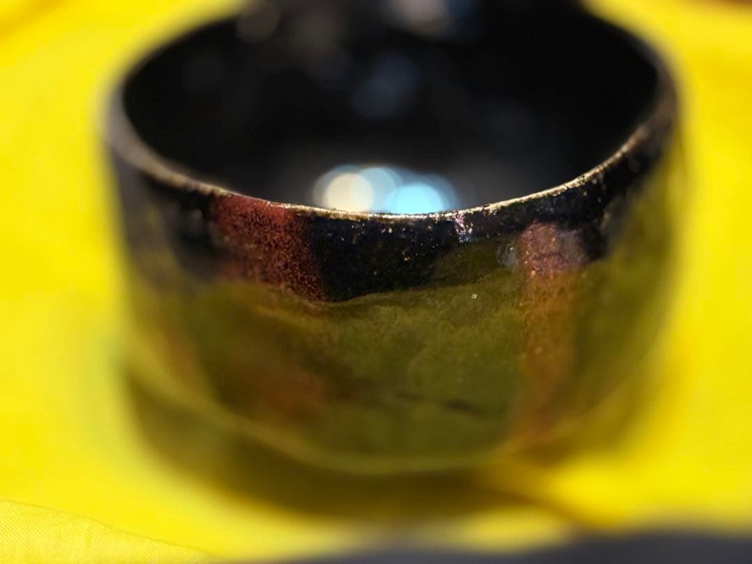 黒茶碗　樂焼　茶道具