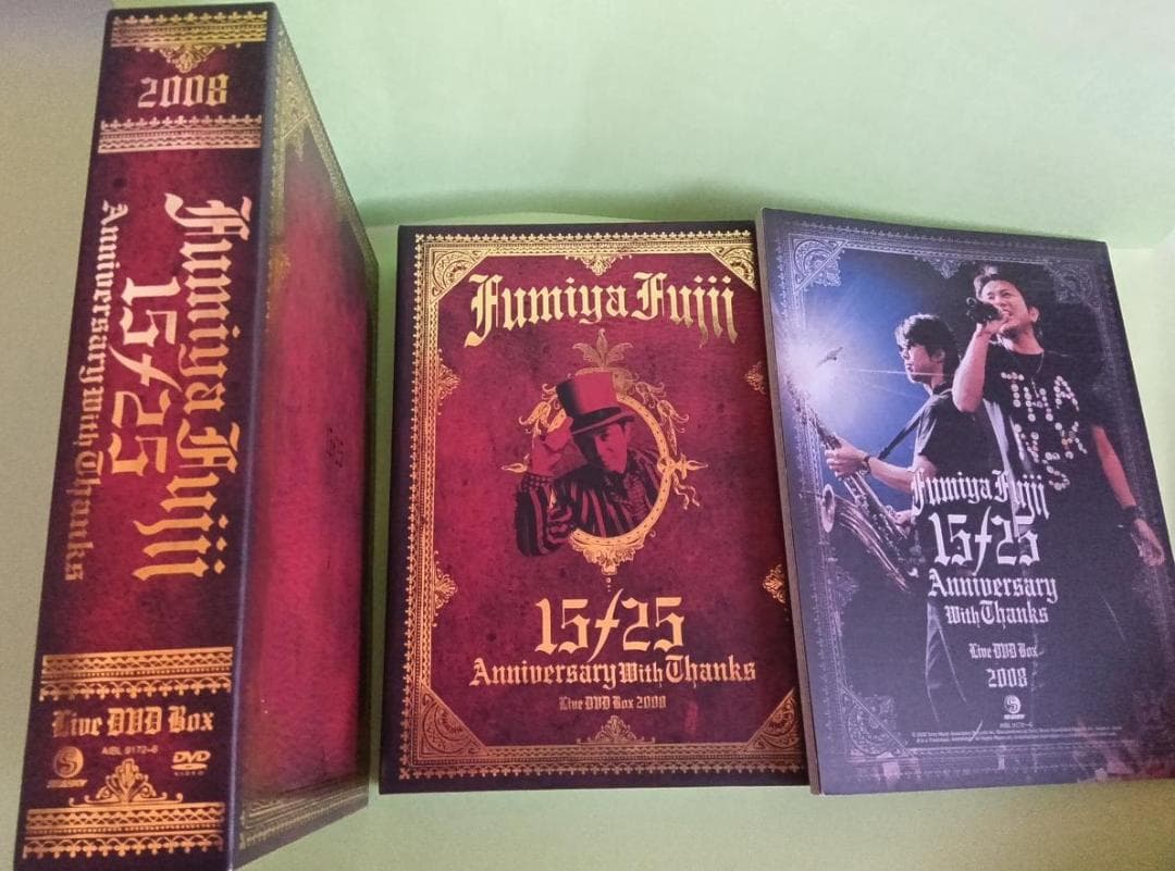 藤井フミヤ15/25 ANNIVERSARY  LIVE DVD BOX5枚組