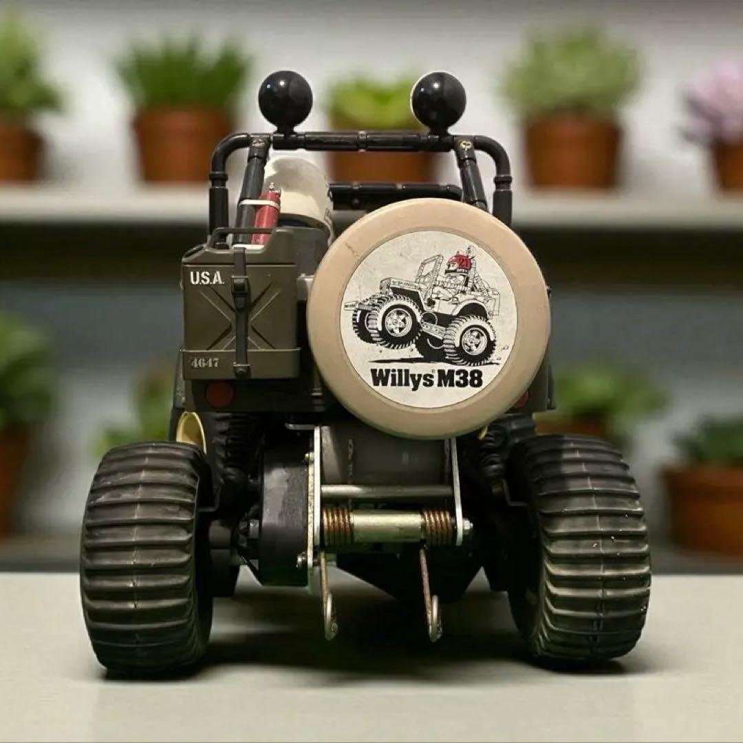 1984年 タミヤ ワイルドウイリス 初期型 説明書・プロポ付き