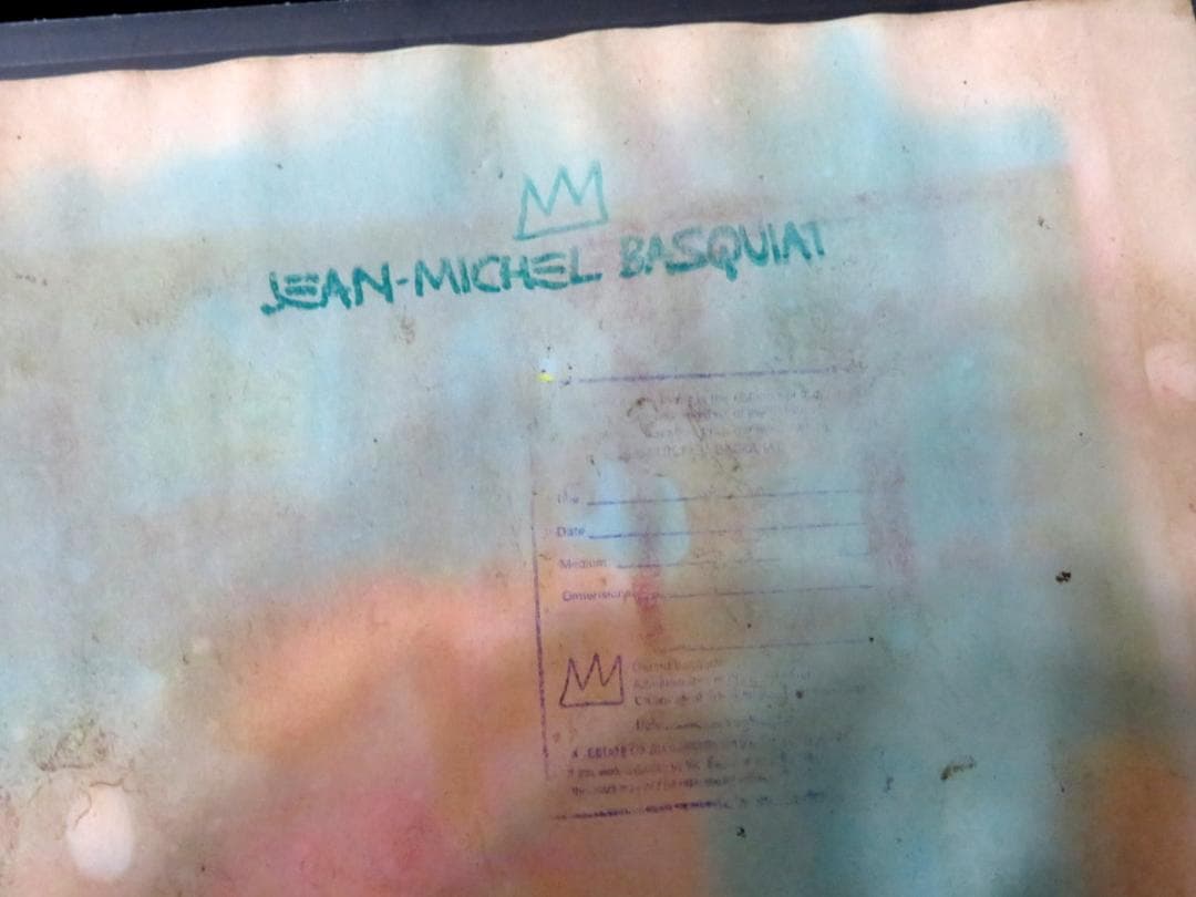 ジャン ミシェル バスキア 1986年 COA付属 ミクストメディア