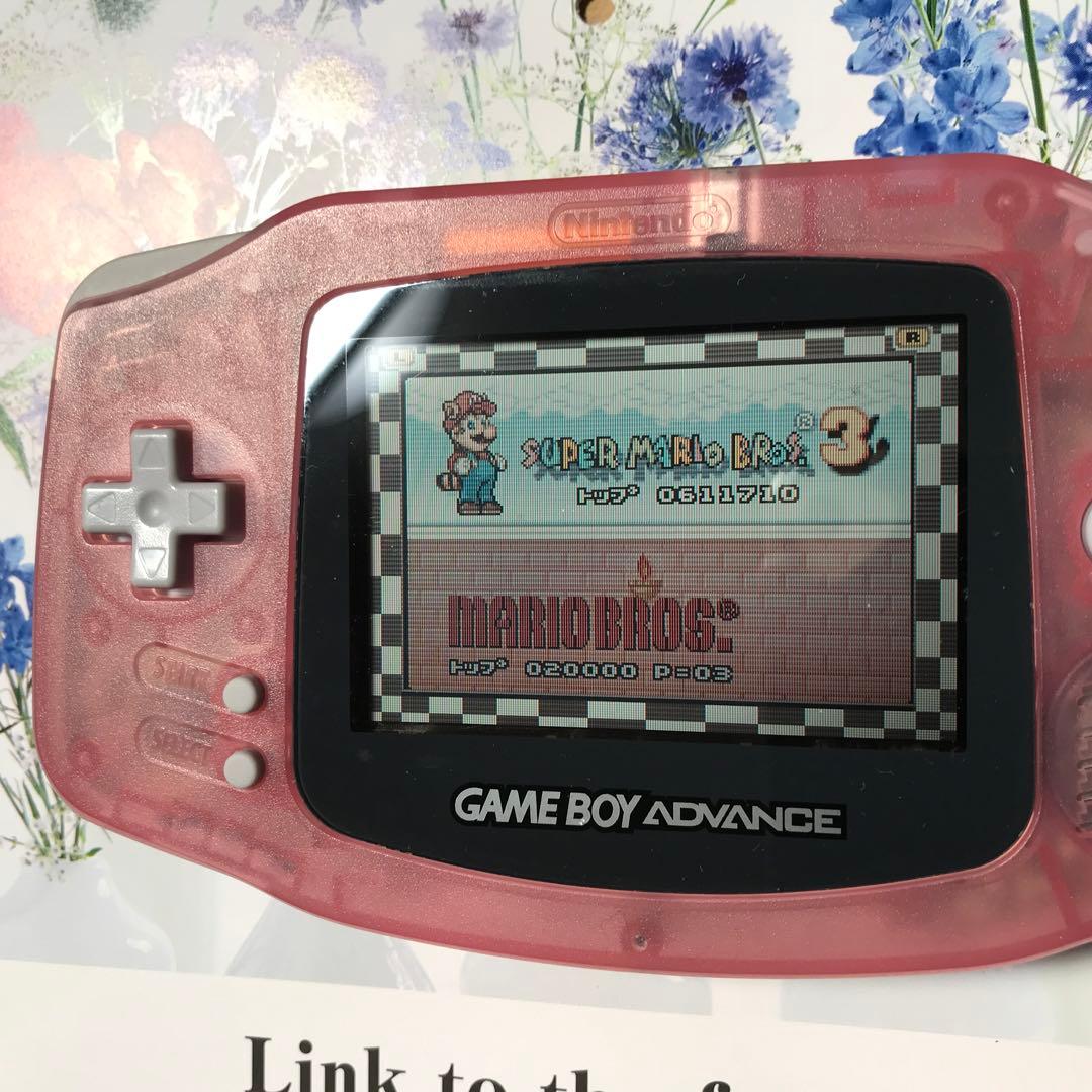 任天堂ゲームボーイアドバンス、❤️新品ガラス製スクリーンレンズ偏光板交換済、美品