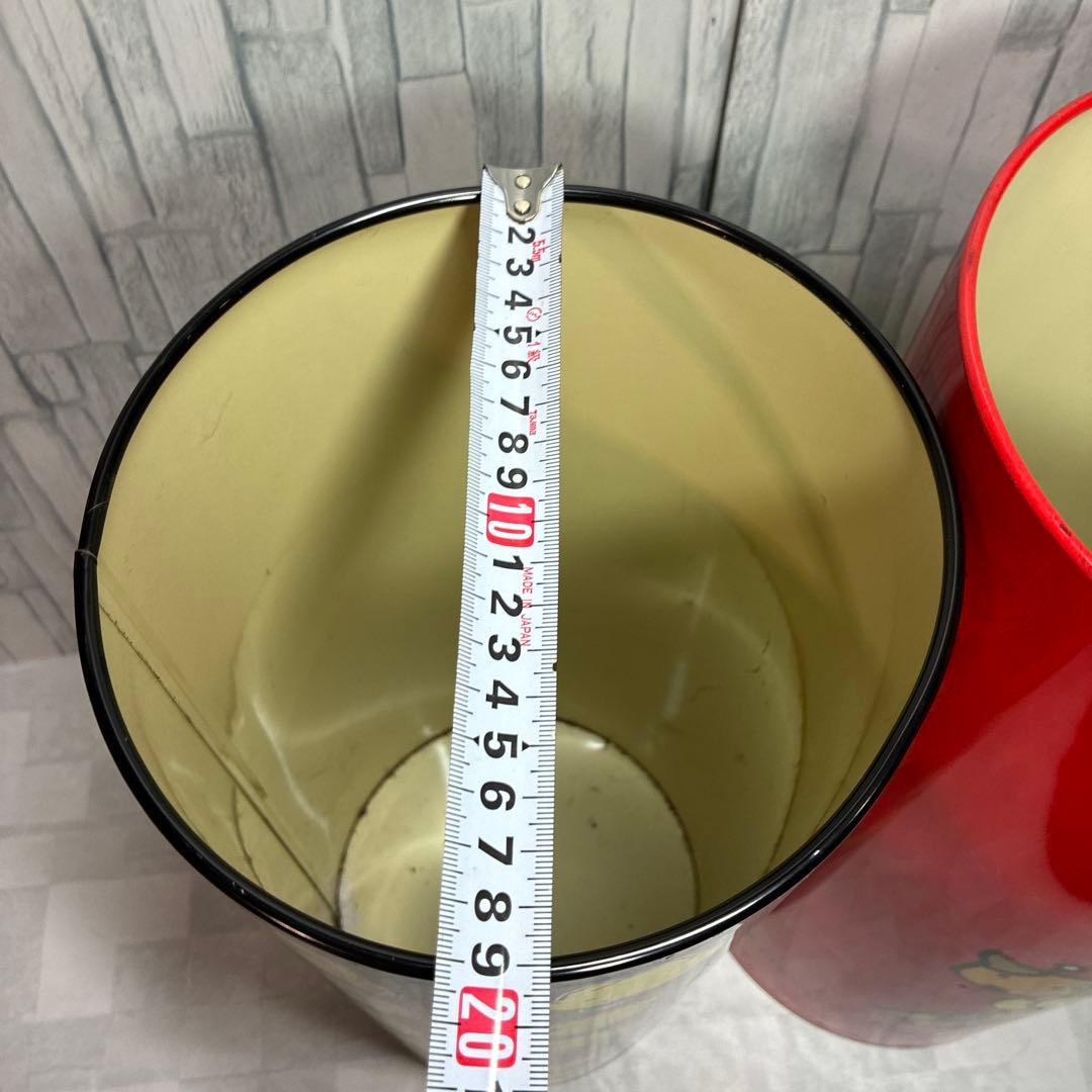 森永 ぬ〜ぼ〜 非売品 ブリキ ゴミ箱 ダストボックス 2種 コンプリート希少