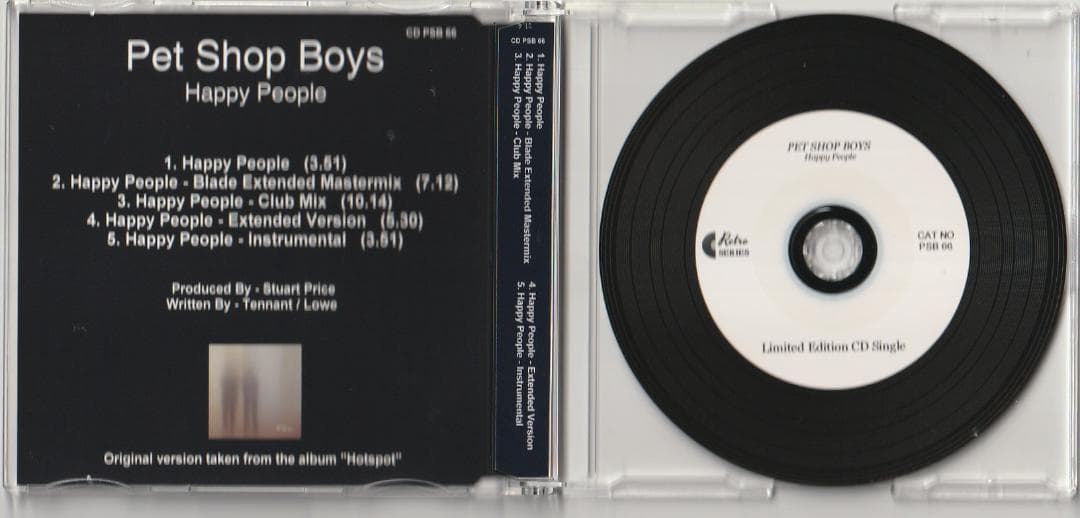 Pet Shop Boys　Happy People　リミックス集 CD
