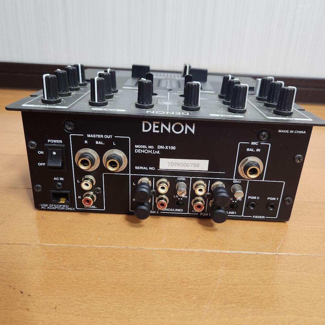 【美品】DN-X100 DENON デノン DJミキサー 動作品 音響