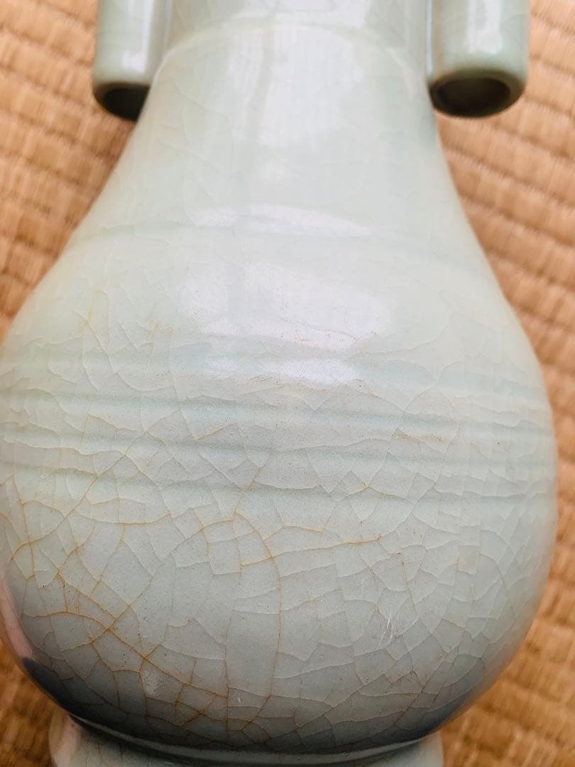 中国明〜清時代の青磁花瓶