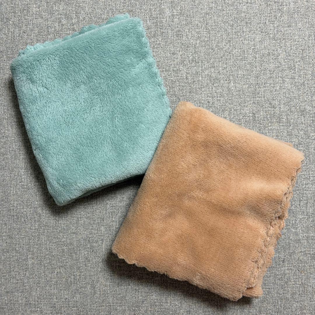 マイクロファイバー　フェイスタオル　新品　2枚