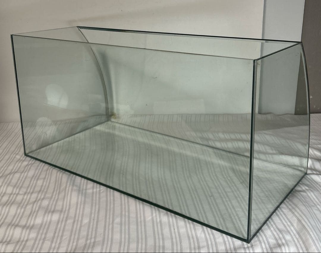 ガラス水槽 アクアシステム キュームガーデン ★曲面デザイン 熱帯魚用 透明