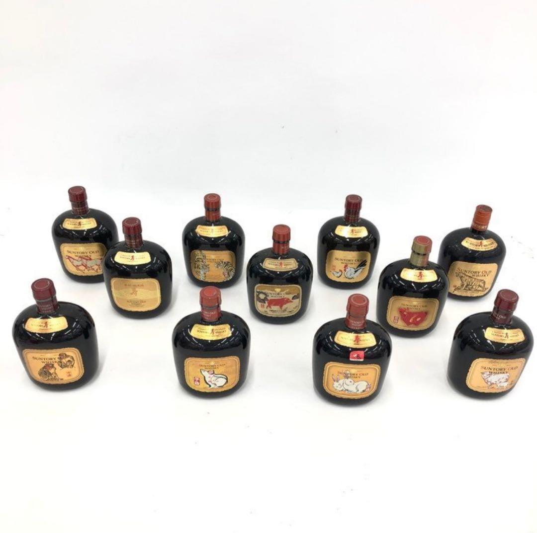 サントリーウイスキー オールド　11本セット　未開栓　干支　寿