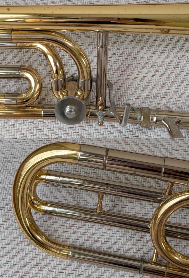 YAMAHA ヤマハ テナーバストロンボーン YSL-648 マウスピース２付き