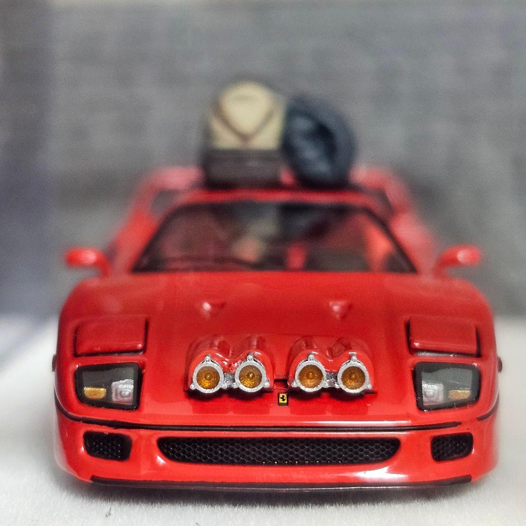 PGM フェラーリ F40 1/64 全開閉モデル 雪山仕様