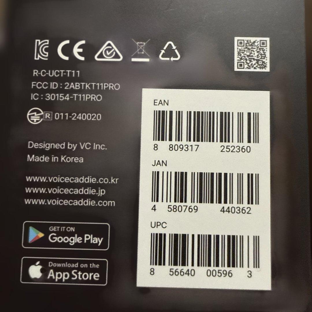 ボイスキャディ T11PRO GPSゴルフナビ 腕時計型