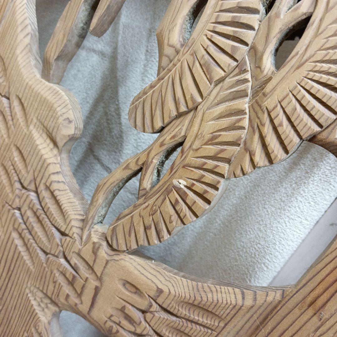 欄間　松竹梅　彫