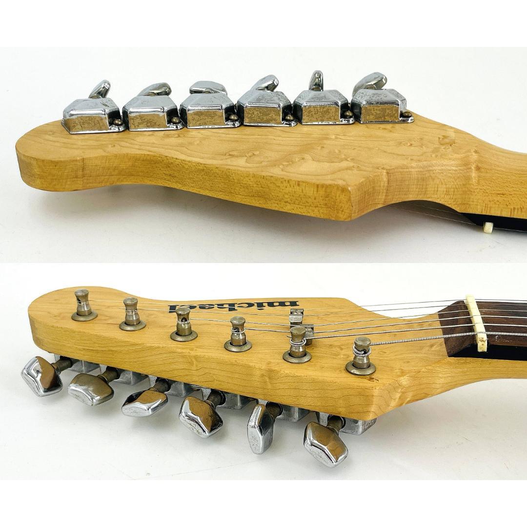 michael アンプ内蔵 ミニエレキギター スピーカー搭載【整備品】