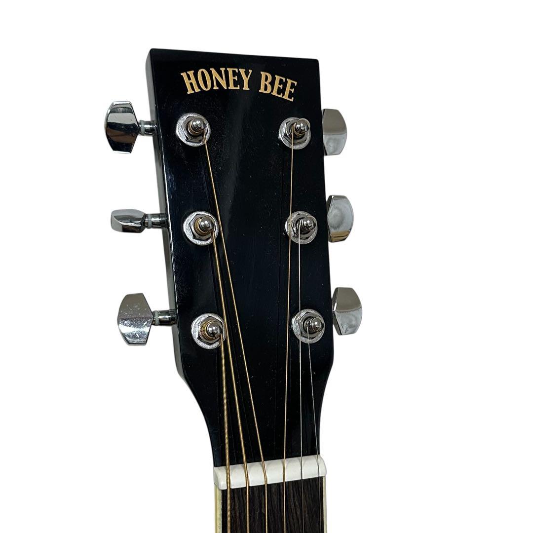 HONEY BEE W-15 BK ギター　ケース付き　黒