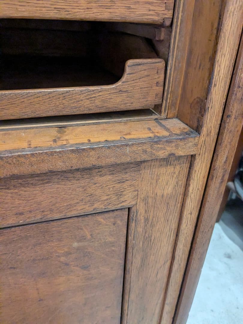 アンティーク　英国製シャツケース