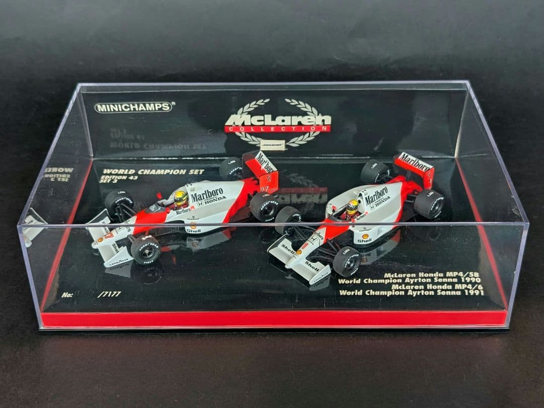 ミニチャンプス 1/43 マクラーレンMP4/5B・MP4/6 マルボロVer.