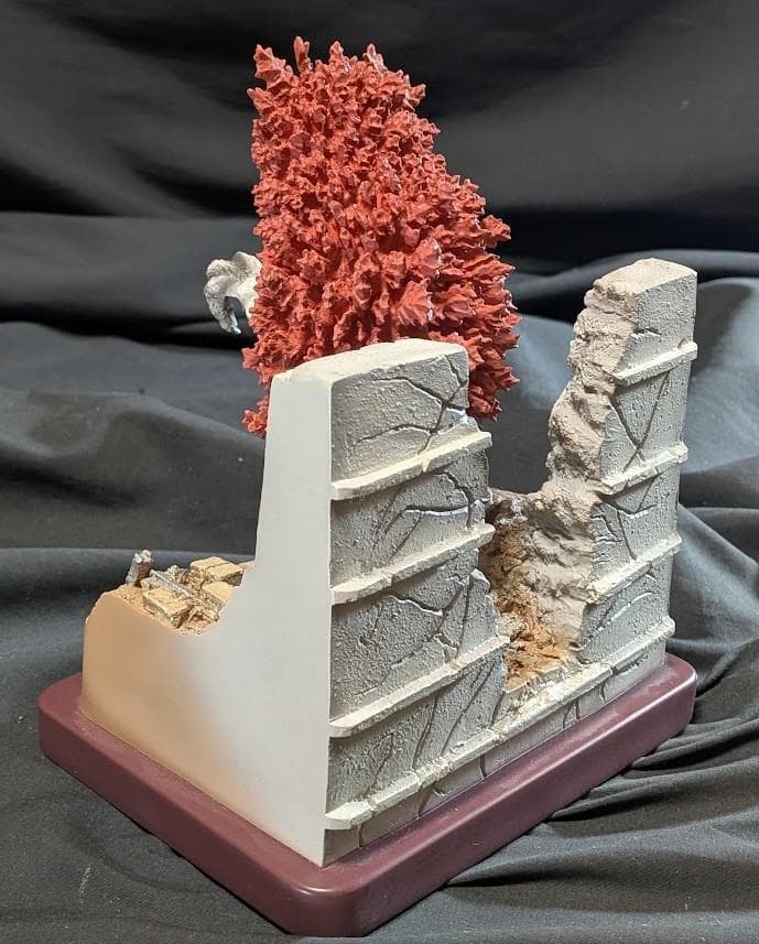 ガラモン「ウルトラＱ」登場怪獣（エクスプラス）ダム台座付ポリストーン フィギュア