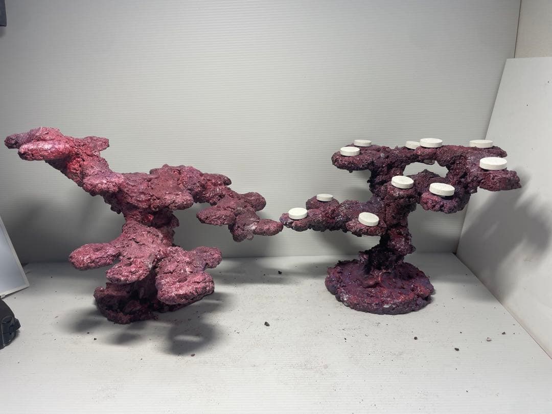 【送料無料】人工ライブロック　PHR33／11穴加工　アク抜き済み安心塗料使用