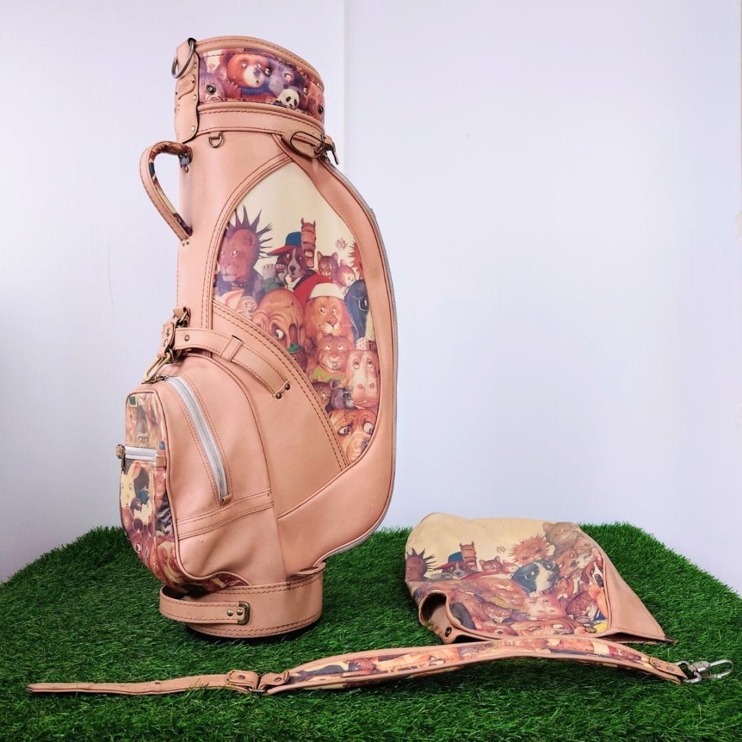 KUNIO COLLECTION☆キャディバッグ☆ゴルフバッグ☆アニマル柄