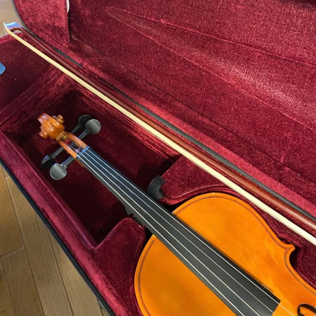 Primera PVA-80 ビオラ本体(弓、ケース付き)