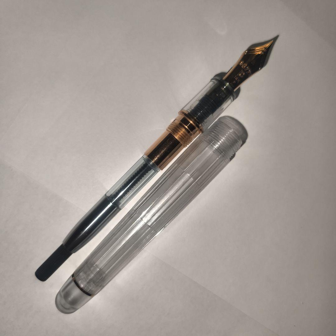 PLATINUM #3776センチュリー ニースロゼ 細字 箱&付属品有り