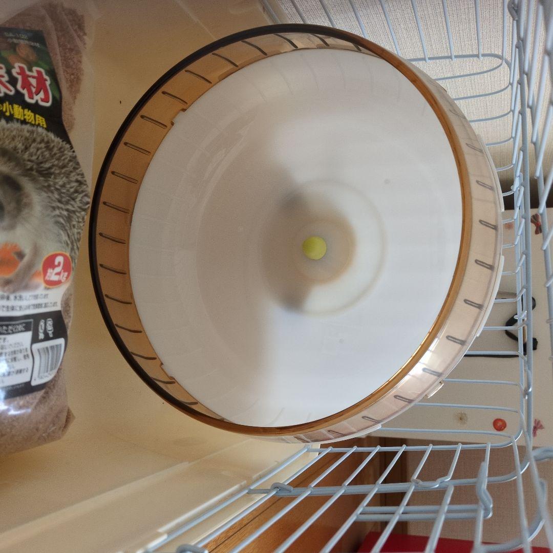 中型小動物用ケージ・回し車付き