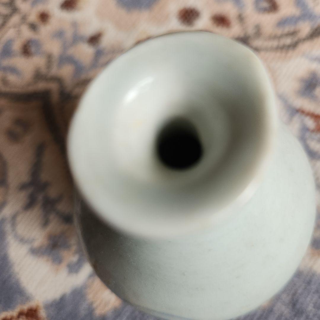 初期伊万里染め付け欄図小壺